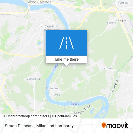 Strada Di Incass map