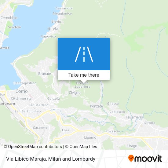 Via Libico Maraja map