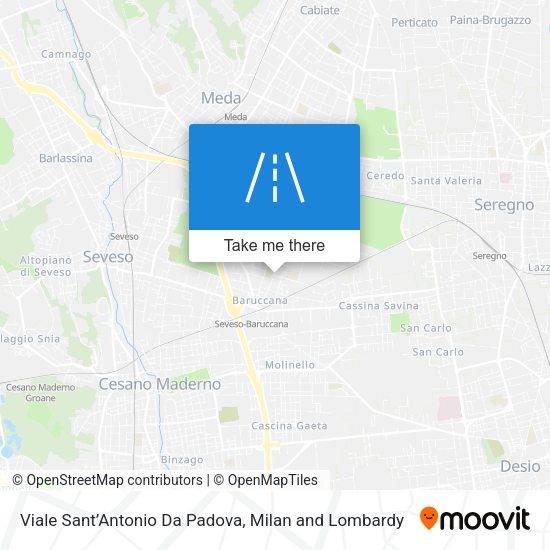 Viale Sant’Antonio Da Padova map