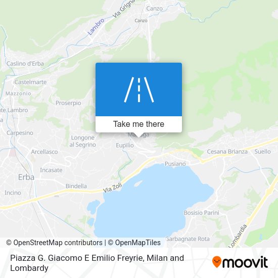 Piazza G. Giacomo E Emilio Freyrie map
