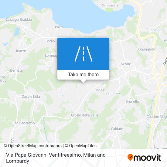 Via Papa Giovanni Ventitreesimo map