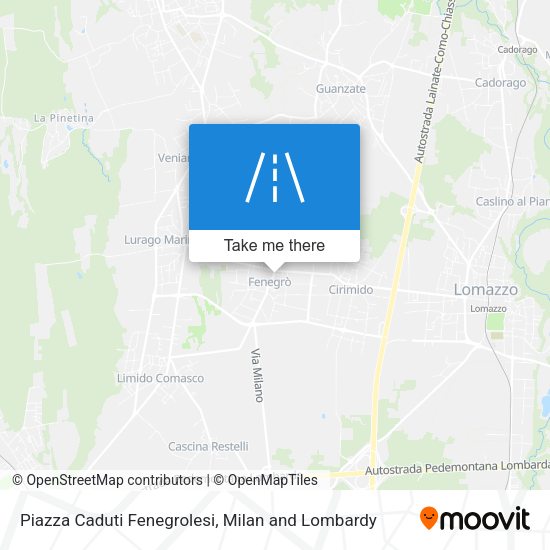 Piazza Caduti Fenegrolesi map