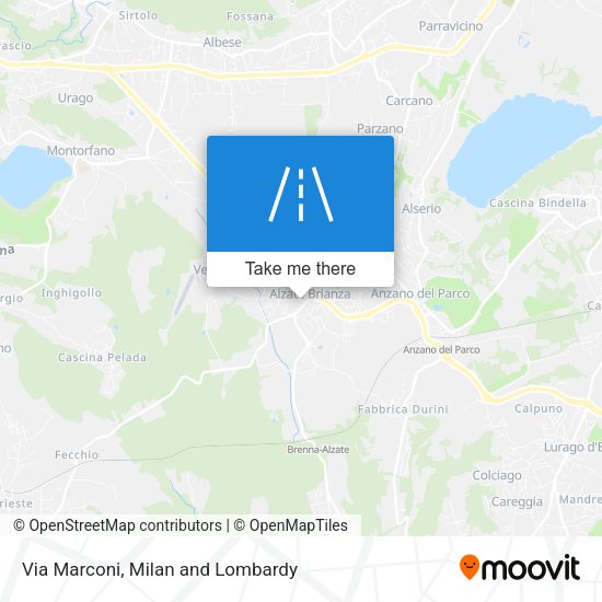 Via Marconi map