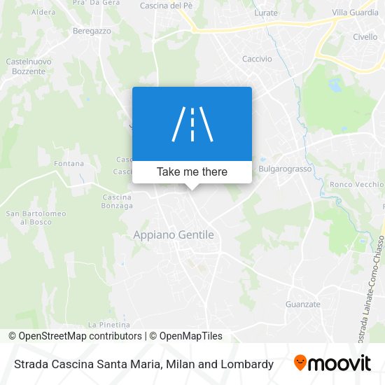 Strada Cascina Santa Maria map