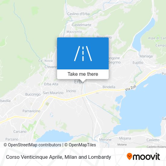 Corso Venticinque Aprile map