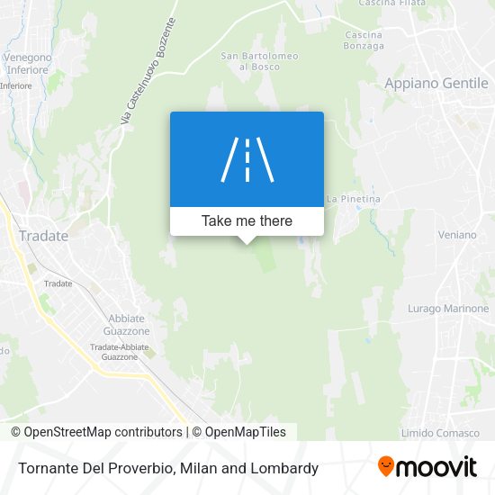 Tornante Del Proverbio map
