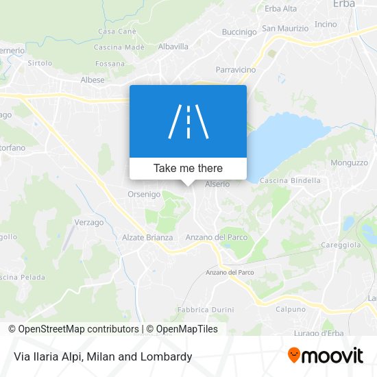 Via Ilaria Alpi map