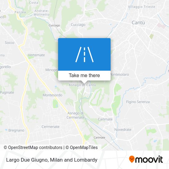 Largo Due Giugno map