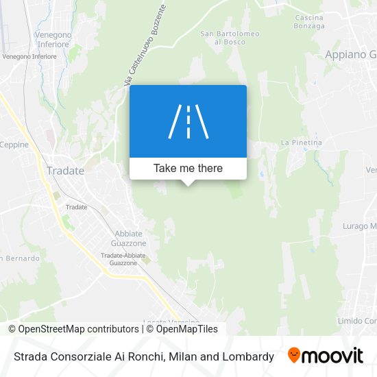 Strada Consorziale Ai Ronchi map