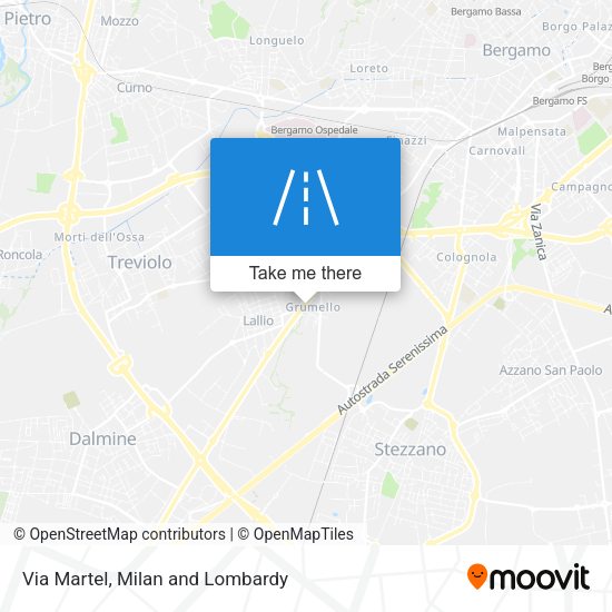 Via Martel map