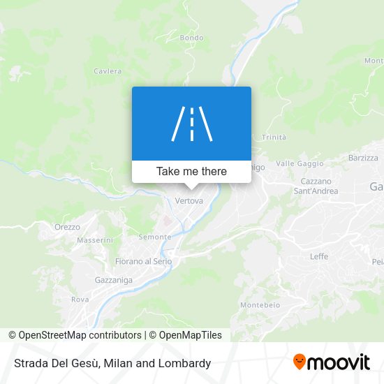 Strada Del Gesù map