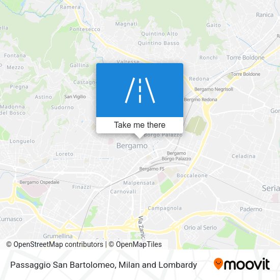 Passaggio San Bartolomeo map