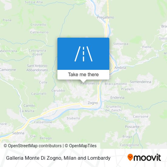 Galleria Monte Di Zogno map