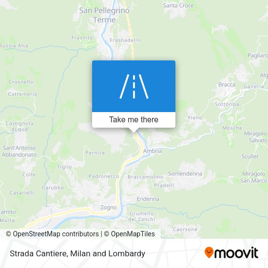 Strada Cantiere map