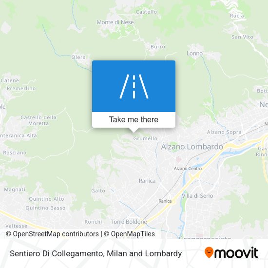 Sentiero Di Collegamento map