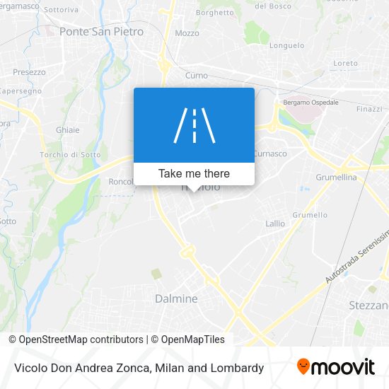 Vicolo Don Andrea Zonca map