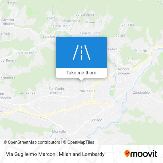 Via Guglielmo Marconi map