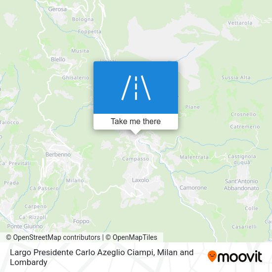 Largo Presidente Carlo Azeglio Ciampi map