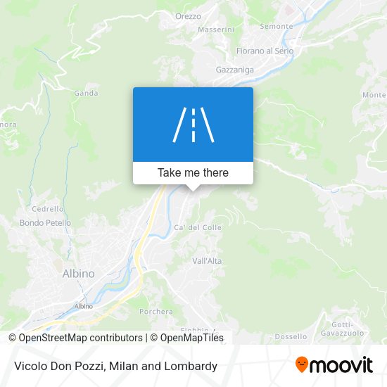 Vicolo Don Pozzi map