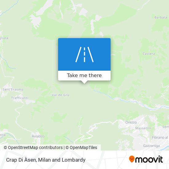Crap Di Àsen map