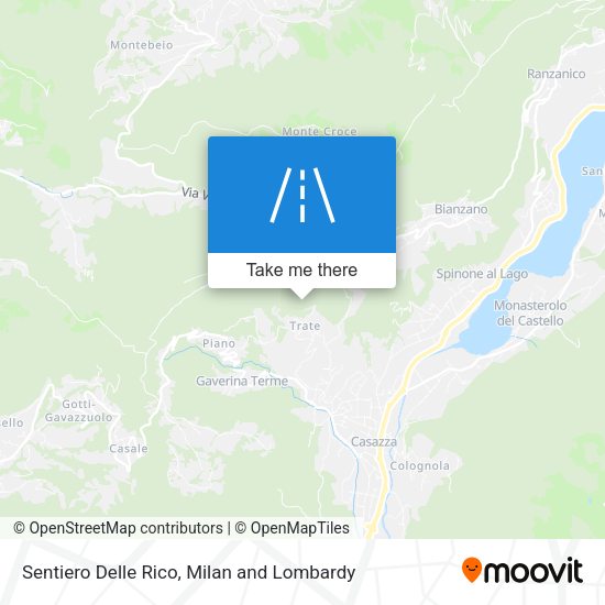 Sentiero Delle Rico map