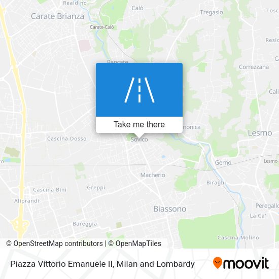 Piazza Vittorio Emanuele II map