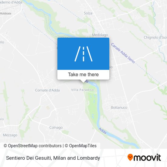 Sentiero Dei Gesuiti map