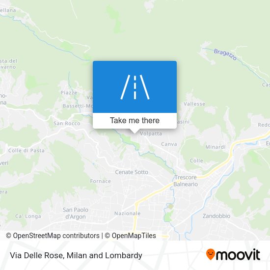 Via Delle Rose map