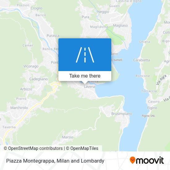 Piazza Montegrappa map