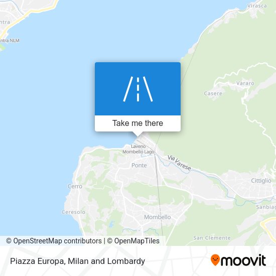 Piazza Europa map