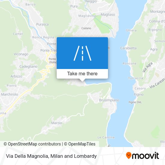 Via Della Magnolia map