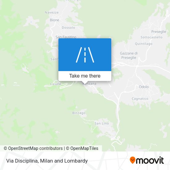 Via Disciplina map