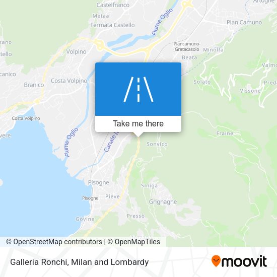 Galleria Ronchi map