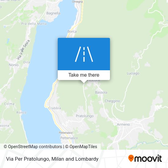 Via Per Pratolungo map