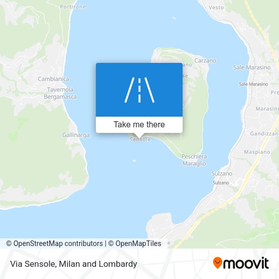 Via Sensole map