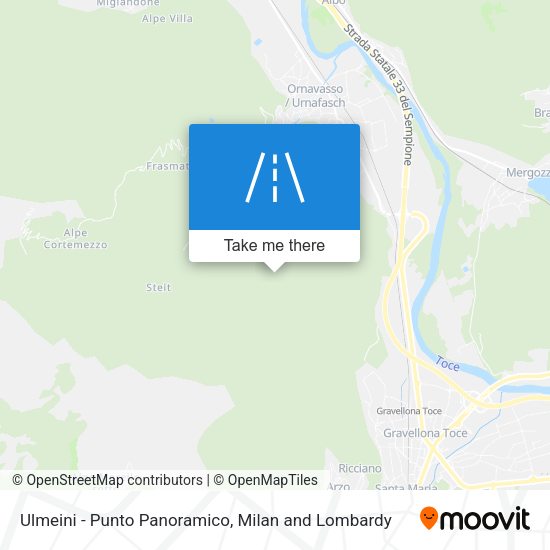 Ulmeini - Punto Panoramico map