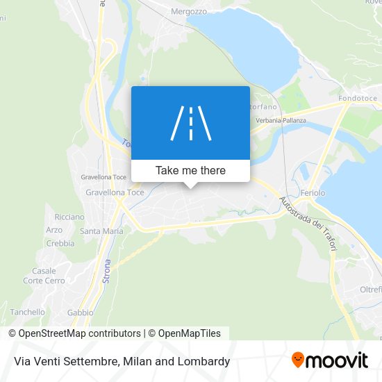 Via Venti Settembre map