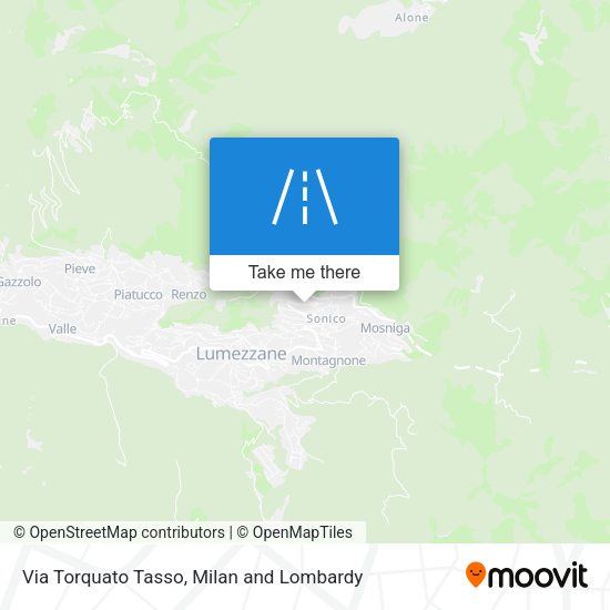 Via Torquato Tasso map