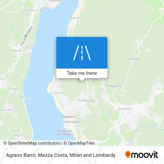 Agrano Barro, Mezza Costa map