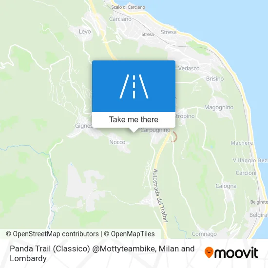 Panda Trail (Classico) @Mottyteambike map