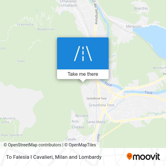 To Falesia I Cavalieri map