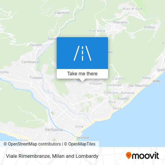 Viale Rimembranze map
