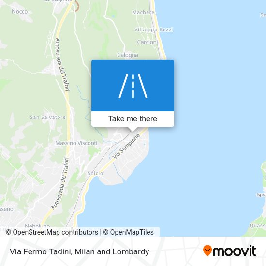 Via Fermo Tadini map