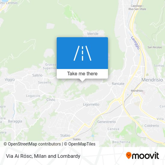Via Ai Rósc map