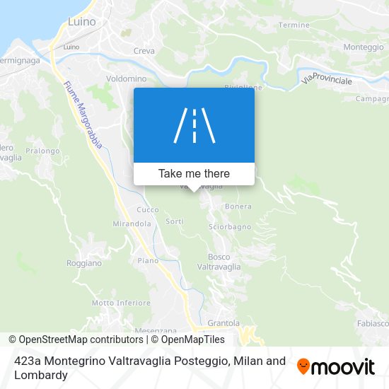 423a Montegrino Valtravaglia Posteggio map