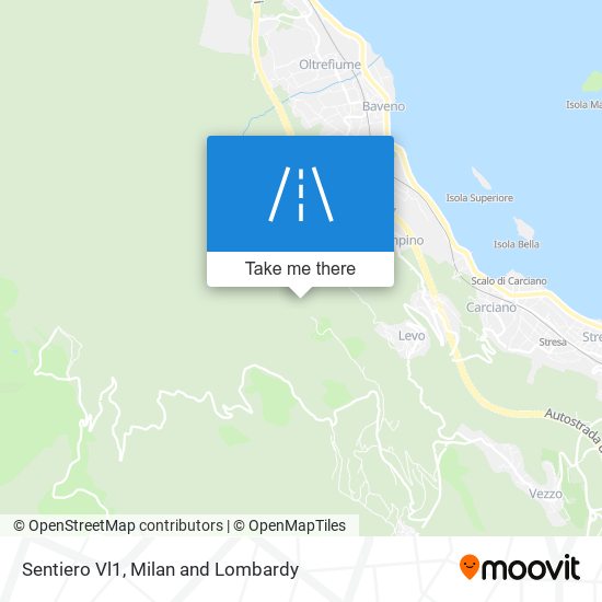 Sentiero Vl1 map