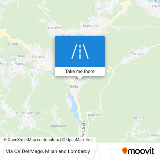 Via Ca' Del Mago map