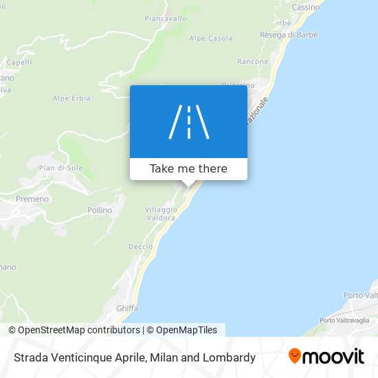Strada Venticinque Aprile map