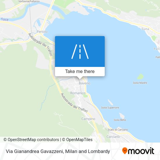 Via Gianandrea Gavazzeni map