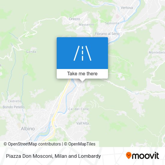 Piazza Don Mosconi map